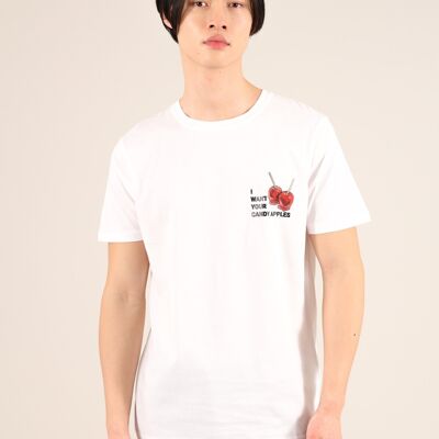 Candy Apples Men's Tee in White