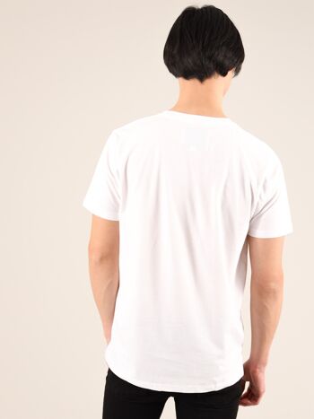 T-shirt Film pour hommes en blanc 3