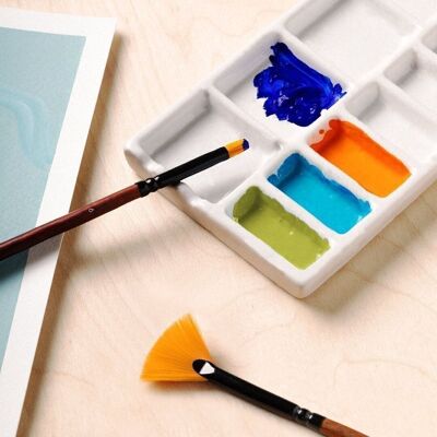 Artful: Escuela de arte en una caja - Kit para mezclar pintura