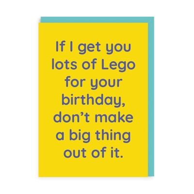 Un montón de Lego Tarjetas de felicitación