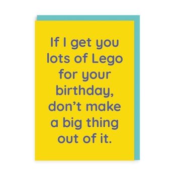 Beaucoup de Lego Carte de vœux 1