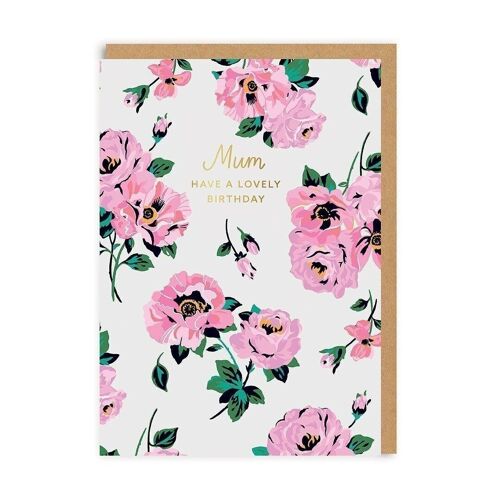 Cath Kidston - Archive Floral - Mum Greeting Card