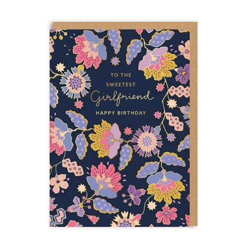 Cath Kidston Girlfriend Paisley Greeting Card