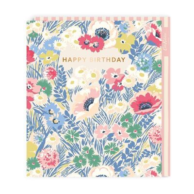 Cath Kidston Meadow Floral Große Geburtstagsgrußkarte