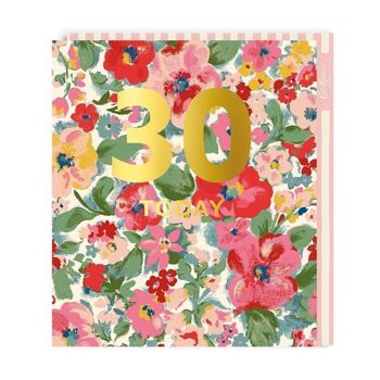 Cath Kidston Grande carte de vœux 30e anniversaire 2