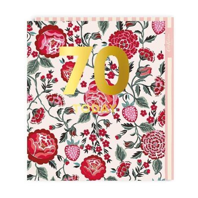 Cath Kidston Large 70th Birthday Greeting Card