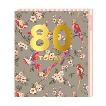 Cath Kidston Grande carte de vœux 80e anniversaire 1