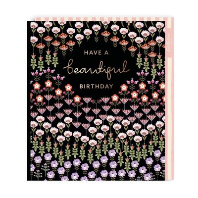 Cath Kidston Dark Ditsy Large Birthday Greeting Card Card