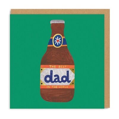 Dad Beer bottle Greeting Card