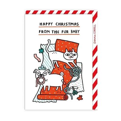 Von der Pelzbaby-Weihnachtskarte