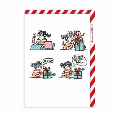 Perfekte Geschenk-Weihnachtskarte