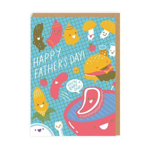 BBQ Food Father's Day Card (8682)