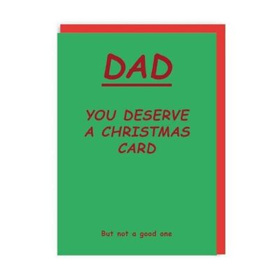 Papá, te mereces una tarjeta de Navidad