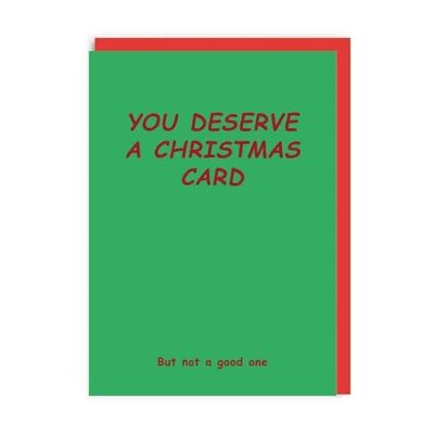 You Deserve a Christmas Card (7810)