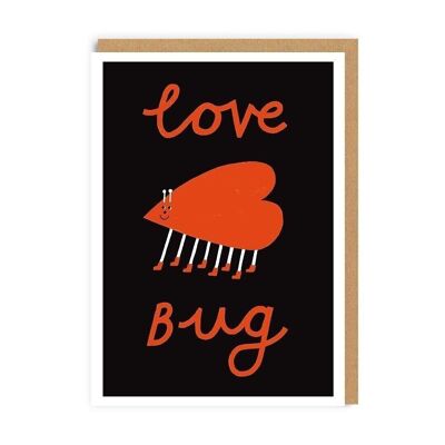 Tarjeta del día de San Valentín Love Bug