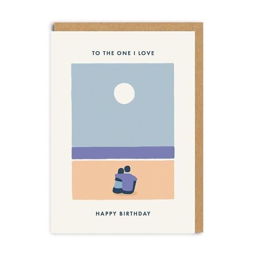 To The One I Love Birthday Card