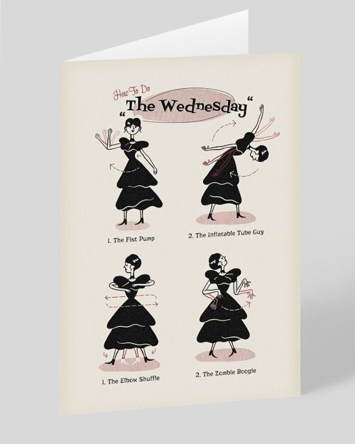The Wednesday Addams Dance Greeting Card