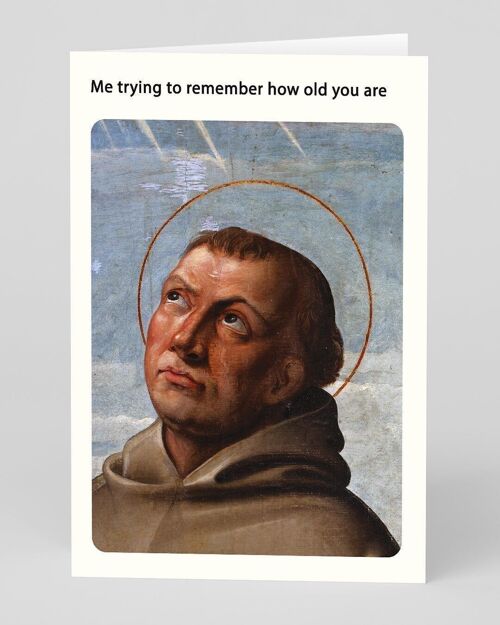 Trying to Remember How Old You Are Birthday Card