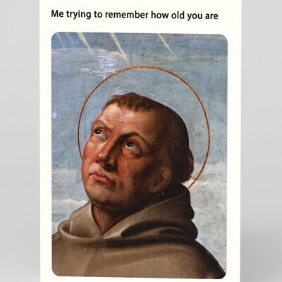 Trying to Remember How Old You Are Birthday Card