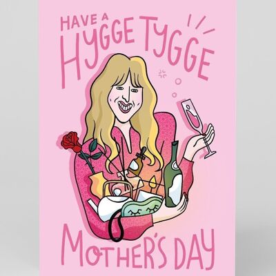 Tener una tarjeta Hygge Tygge del Día de la Madre
