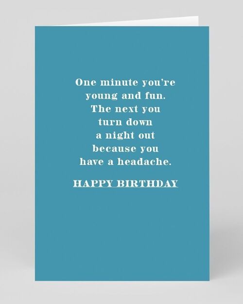 Young And Fun Birthday Card