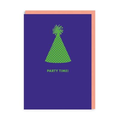 Party Hat Icon HBD Greeting Card