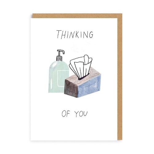 Thinking of You Tissues Greeting Card