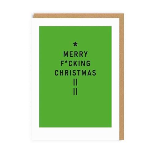 Merry F**king Christmas Card