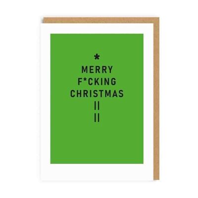 Merry F**king Christmas Card