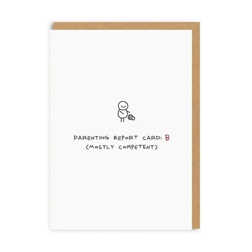 Parenting Report Card Greeting Card