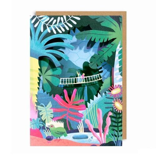 Papergang x Eden Project Aerial Walkway Greeting Card