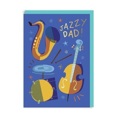 Jazzy Dad Greeting Card