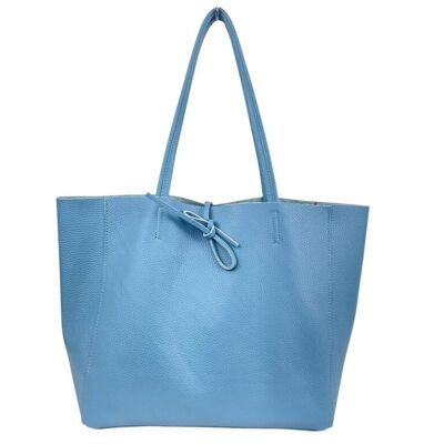 Borsa shopper universitaria grande in pelle da donna. promozione