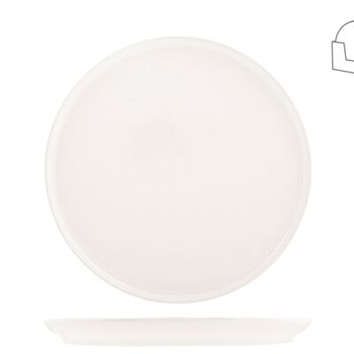Flat plate Stockholm white ø 28 cm