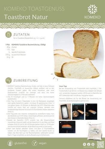 Mélange à pâtisserie TOASTGENUSS - sans gluten, végétalien (paquet de 8) 6