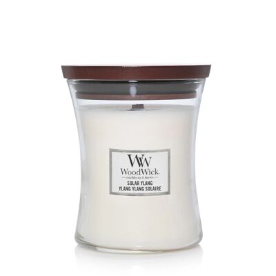 Solar Ylang Medium Hourglass Wood Wick Candle