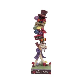 Figurine empilée Willy Wonka et personnages - Willy Wonka par Jim Shore 1