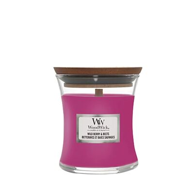 Wild Berry & Beets Mini Hourglass Wood Wick Candle