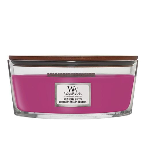 Wild Berry & Beets Ellipse Wood Wick Candle