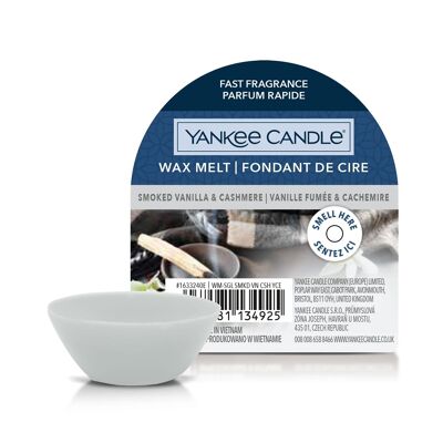 Smoked Vanilla & Cashmere Signature Single Wax Melt Yankee Candle