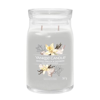 Smoked Vanilla & Cashmere Signature Large Jar Yankee Candle