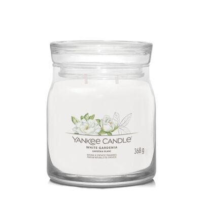 White Gardenia Signature Medium Jar Yankee Candle