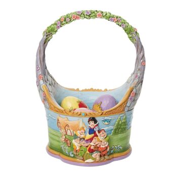 Le conte qui les a tous lancés Blanche-Neige Panier Disney Traditons par Jim Shore 3