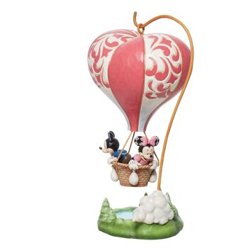 L'amour prend son envol (figurine ballon Mickey et Minnie Mouse en forme de cœur) 3