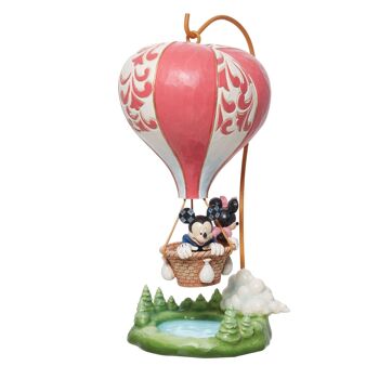 L'amour prend son envol (figurine ballon Mickey et Minnie Mouse en forme de cœur) 4