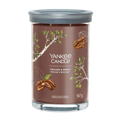 Praline & Birch Signature Large Tumbler Yankee Candle