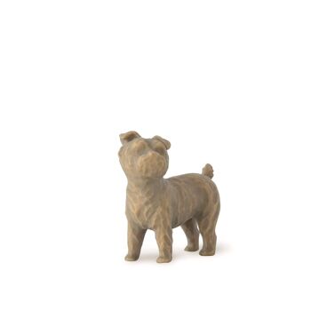 Figurine Love my Dog (petite, debout) par Willow Tree 1