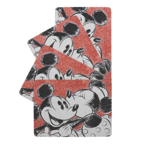 Love in Many Flavours (Mickey & Minnie Mouse Placemats Set of 4) - Disney Home
