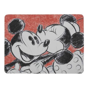 Love in Many Flavors (lot de 4 sets de table Mickey et Minnie Mouse) - Disney Home 2