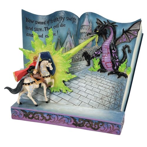 Love Conquers All (Sleeping Beauty Maleficient Storybook Figurine) - Disney Traditions by Jim Shore